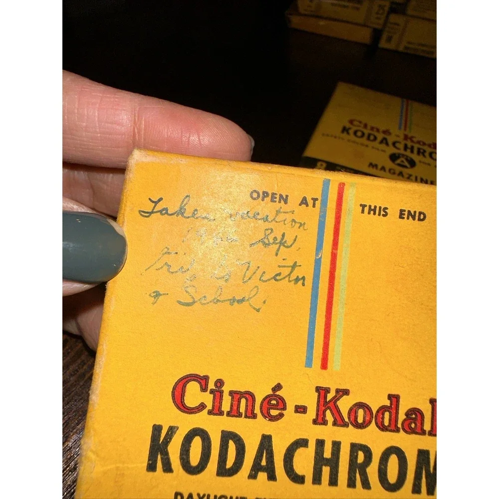 6 Vtg 8mm film reels of color film shot 1940-60‎ Family Photos Yosemite/Lake